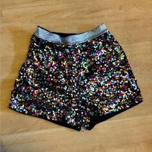 Sequin shorts